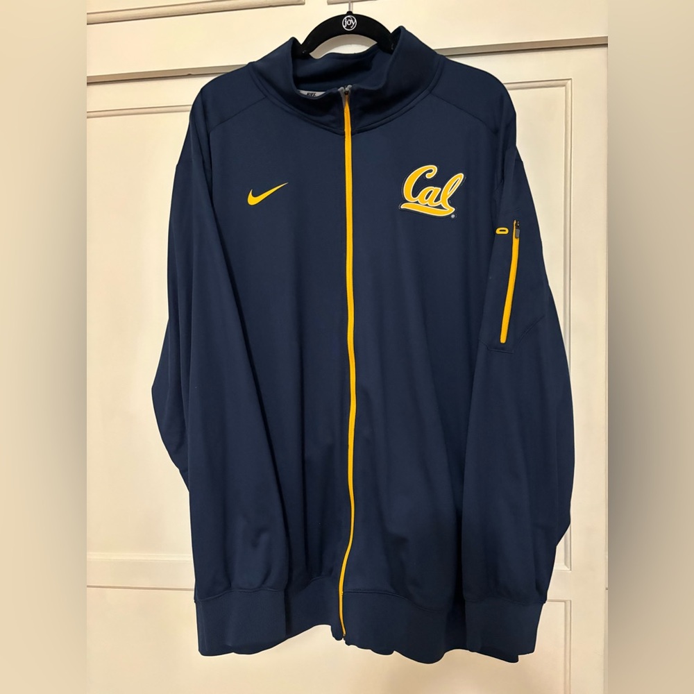 Cal Berkeley Nike full zip dri-fit jacket size 3XL